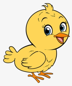 How To Draw Baby Bird - Baby Bird Cartoon Drawing, HD Png Download, Transparent PNG