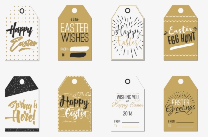 Easter Gift Tags Collection Example Image - Label, HD Png Download, Transparent PNG