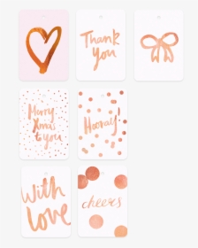 Individual Foiled Gift Tags     Data Image Id   Class - Paper, HD Png Download, Transparent PNG
