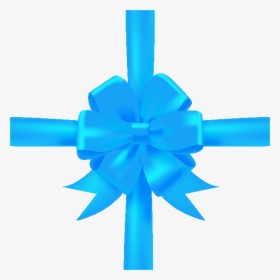 Ribbon Light Blue Icon3 - Bow Vector Png Transparent, Png Download, Transparent PNG
