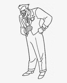 Harley Quinn Clipart Joker Coloring Page For Free Download - Joker Animated Coloring Pages, HD Png Download, Transparent PNG