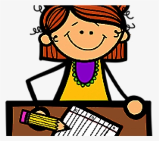 Student Writing Clipart - Writing Clipart Png, Transparent Png, Transparent PNG