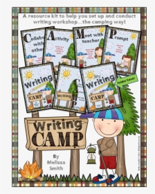 Writing Clipart Writing Reading Camping - Cartoon, HD Png Download, Transparent PNG