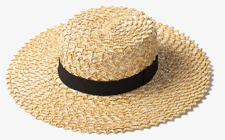 Raw Straw Handmade Boater - Cowboy Hat, HD Png Download, Transparent PNG