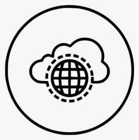 Cloud Data Safe Storage Website Internet Skydrive - Internet Cloud Icon Free, HD Png Download, Transparent PNG