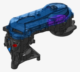 Cnc Engine Crank/case Design - Water Gun, HD Png Download, Transparent PNG