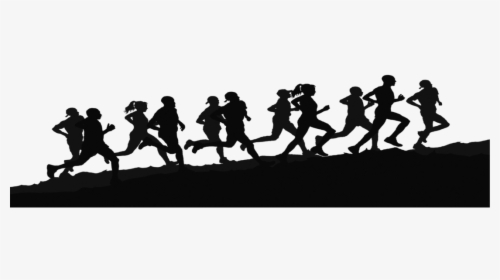Safe & Sober Annual 5k Run/walk - Silhouette People Running Png, Transparent Png, Transparent PNG