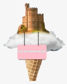 Transparent Ice Castle Png - Ice Cream Cone, Png Download, Transparent PNG