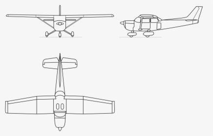 Drawing Cessna 172 Skyhawk, HD Png Download, Transparent PNG