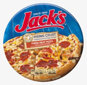 Jack S Rising Crust Three Meat Frozen Pizza 27 Oz - Jack's Frozen Pizza, HD Png Download, Transparent PNG