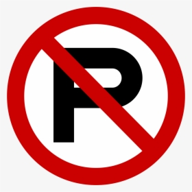 Indonesian Road Sign B4b - Safety Signs No Parking, HD Png Download, Transparent PNG