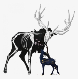Anime Reindeer Drawing, Hd Png Download - Anime Reindeer Drawing, Transparent Png, Transparent PNG