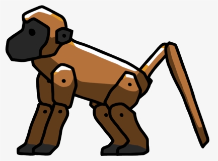 Baboon - Scribblenauts Baboon, HD Png Download, Transparent PNG
