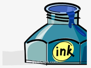 Ink Clipart Ink Bottle - Ink Bottle Clipart, HD Png Download, Transparent PNG