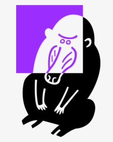 Vector Illustration Of Endangered Species Large Primate - Opsommingstekens, HD Png Download, Transparent PNG