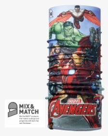 Superheroes Avengers Assemble [classic Jnr Polar Buff] - Avengers Buff, HD Png Download, Transparent PNG