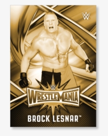 Brock Lesnar 2017 Wwe Road To Wrestlemania Wrestlemania - Sin 2017 Wwe Road To Wrestlemania Poster Topps Com, HD Png Download, Transparent PNG