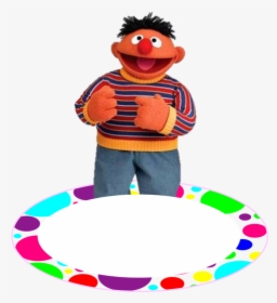 Toppers Or Sesame Street In Colors Polka Dots Free - Ernie Sesame Street Png, Transparent Png, Transparent PNG