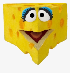 Cheese Puppet Sesame Street Clipart , Png Download - Sesame Street Cheese, Transparent Png, Transparent PNG