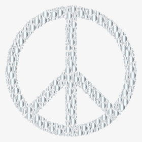Colorful Circles Peace Sign 24 Without Background - Peace Sign, HD Png Download, Transparent PNG