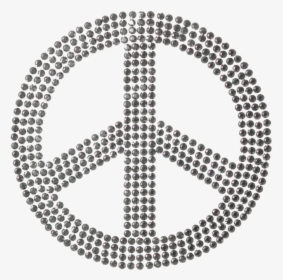 Peace Sign Silver - Transparent Peace Logo Png Green, Png Download, Transparent PNG