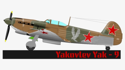 Yak-9 - Monoplane, HD Png Download, Transparent PNG