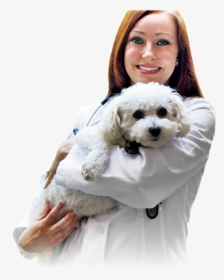 Veterinarian With A Canine Patient - Doctor With A Dog, HD Png Download, Transparent PNG
