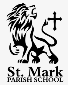 Our School Saint Mark Catholic Church - Lion Of St Mark Logo, HD Png Download, Transparent PNG
