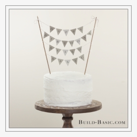 Build Basic Happy Birthday Flags - Birthday Cake, HD Png Download, Transparent PNG