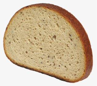 Brown-bread - Slice Of Bread Transparent, HD Png Download, Transparent PNG