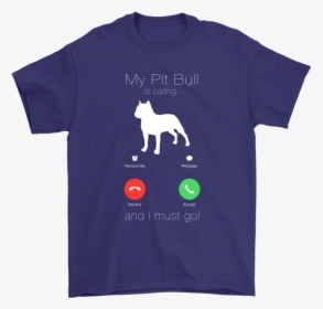 My Pit Bull Is Calling And I Must Go Incoming Call - Celine Dion Satanic Clothes, HD Png Download, Transparent PNG