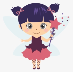 Girls Clipart Chore - Cute Fairy Clipart Png, Transparent Png, Transparent PNG