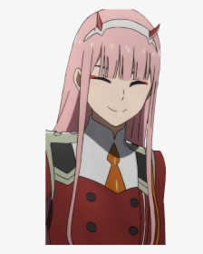 Transparent Anime Smile Png - Transparent Background Zero Two Png, Png Download, Transparent PNG