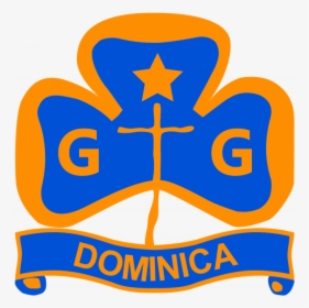 Dominica Flag Png - St Lucia Girl Guides, Transparent Png, Transparent PNG