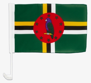 Dominica Car Flag - Circle, HD Png Download, Transparent PNG