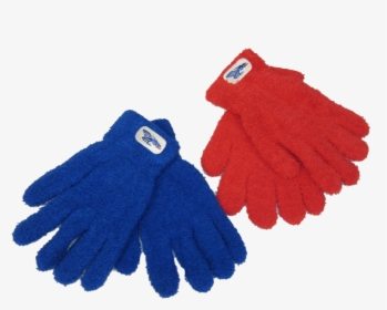 Fuzzy Gloves In Royal Blue Or Red - Wool, HD Png Download, Transparent PNG