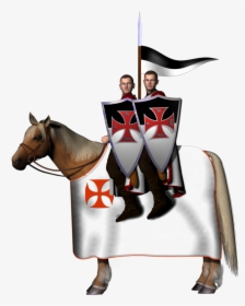 Two Knights On Horses, HD Png Download, Transparent PNG