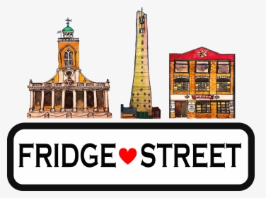 Fridgestreet Square Logo Colour - Northampton Fridge Magnet, HD Png Download, Transparent PNG