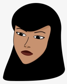 Covered Woman Head - Muslim Woman Clipart, HD Png Download, Transparent PNG