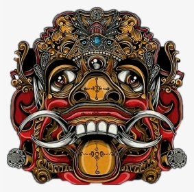 #leak #balimask #mask #monsters #indonesiamask #bali - Art Work Of Indonesia, HD Png Download, Transparent PNG
