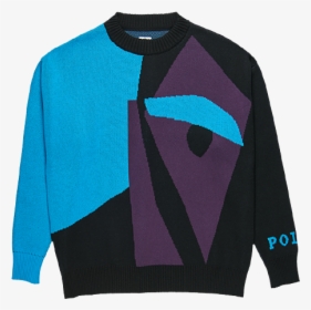 Polar Art Knit Sweater Selfie Black Preview - Polar Skate Co Selfie Knit Sweater Black, HD Png Download, Transparent PNG