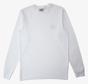 White Long Sleeve Tee   Class Lazyload None   Style - Sweater, HD Png Download, Transparent PNG