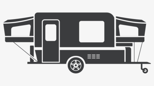 Clipart Tent Caravan Tent - Tent On Wheels Icons, HD Png Download, Transparent PNG