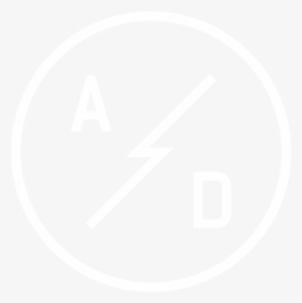 A D White Lightning Bolt, HD Png Download, Transparent PNG