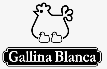 Gallina Blanca Logo Black And White - Line Art, HD Png Download, Transparent PNG