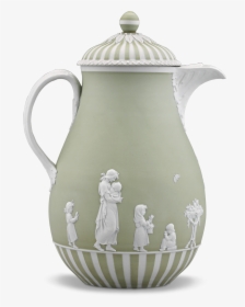 Wedgwood Lady Templeton Green And White Jasper-dip - Teapot, HD Png Download, Transparent PNG
