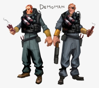 Concept Demoman - Team Fortress 2 Demoman Concept Art, HD Png Download, Transparent PNG