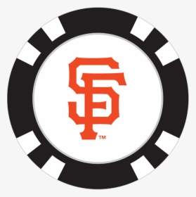 San Francisco Giants Poker Chip Ball Marker - Aggies Poker Chip Ball Marker, HD Png Download, Transparent PNG