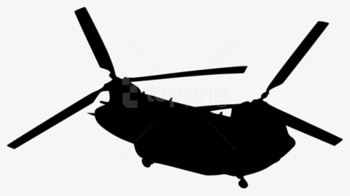 Chinook Helicopter Clip Art - Ch 47 Silhouette Png, Transparent Png, Transparent PNG