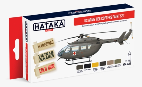 Us Army Helicopter 1950s-present Paint Set 17ml Bottles - Mirage 2000 Fs Colors, HD Png Download, Transparent PNG
